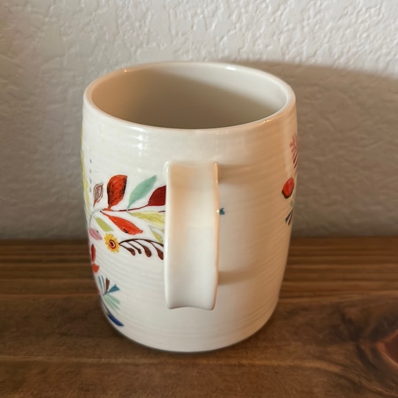 Anthropologie Starla M. Halfmann Monogram R Floral Mug - Picture 3 of 5